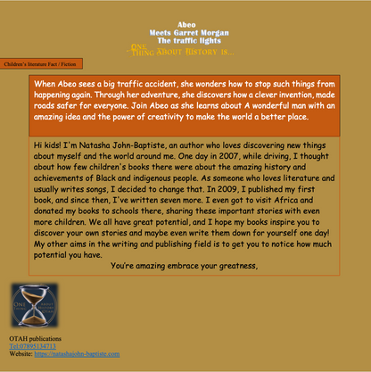 Abeo Meets Garret Morgan the Traffic lights Audio visual book